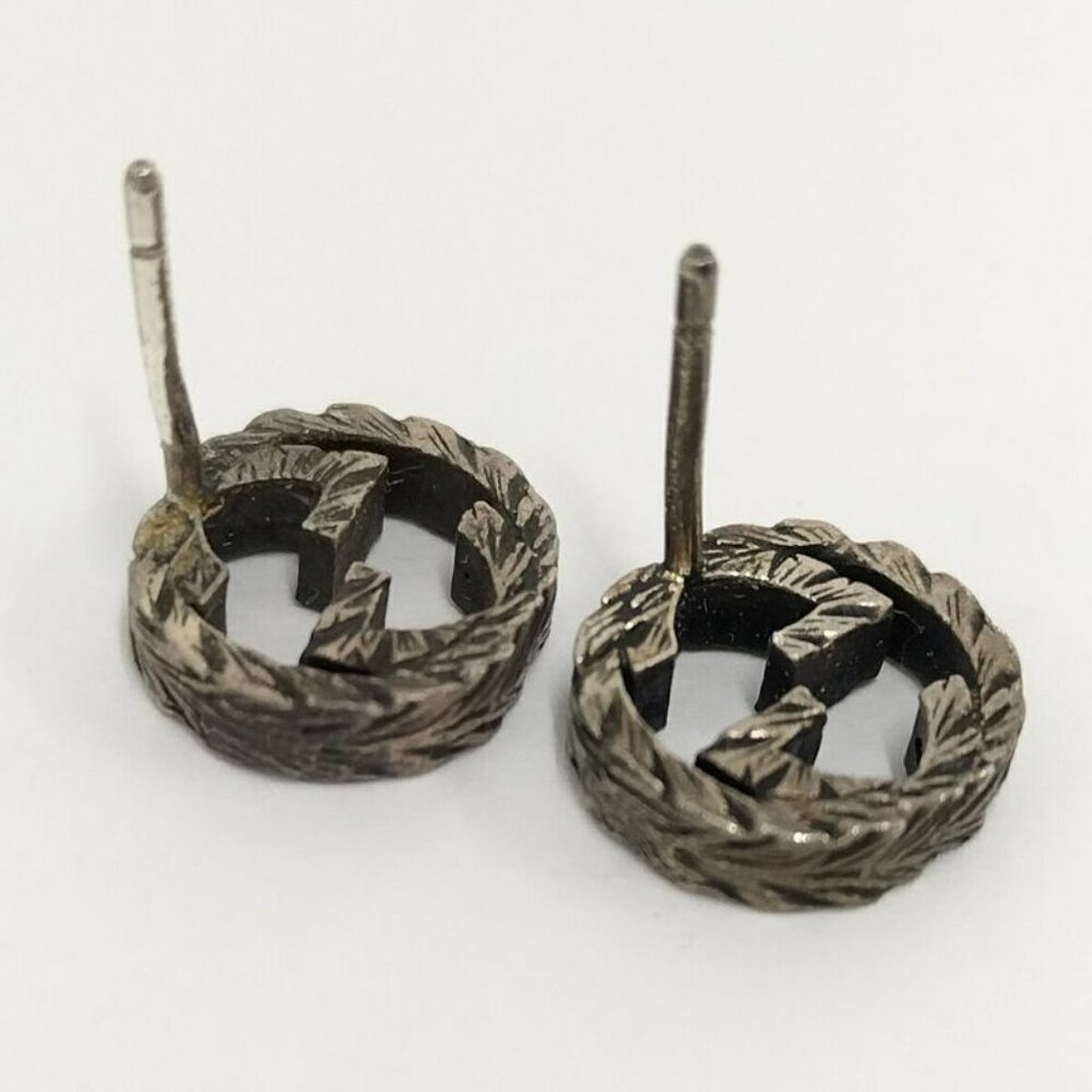 Gucci Earrings Interlocking SV 925 AG 925 Silver 925 Silver - Picture 5 of 9